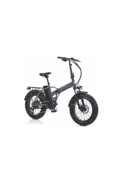 Voniq E Fat Bike Katlanır Elektirikli Bisiklet Gri