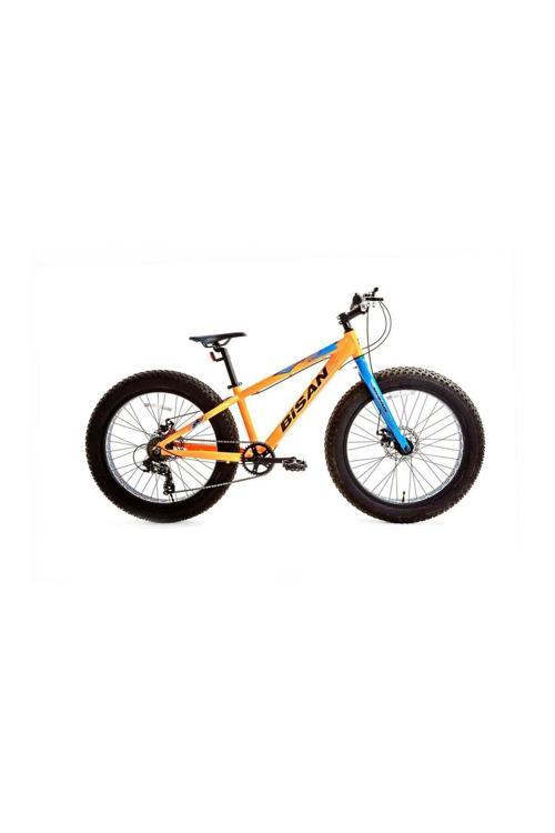 Skater Neon Turuncu 33 Cm 1X7 Vites 24Jant Çocuk Bisikleti Fat Bike