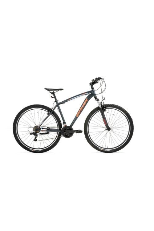 Leon Mekanik Disk Fren 24" Jant 34Cm Kadro Mat Gri/Turuncu Dağ Bisikleti