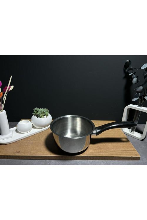 Paslanmaz Çelik Kaçerola Sosluk-Sütlük 16Cm