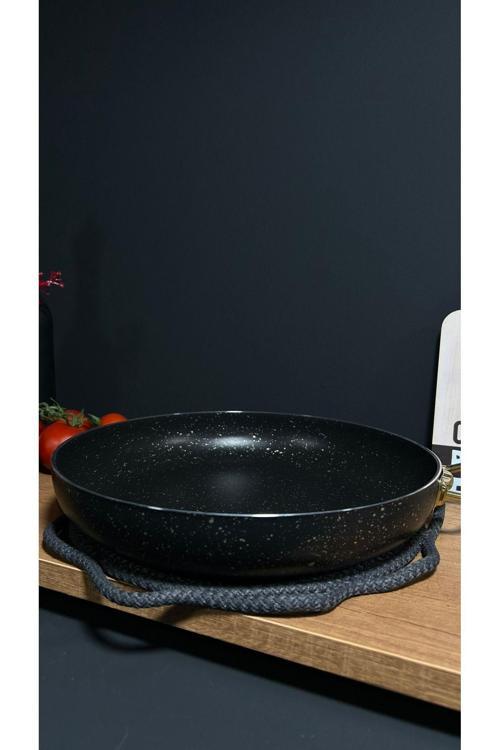 26 Cm Tava Metal Kulp Gold