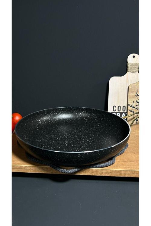 30 Cm Tava Metal Kulp Gold