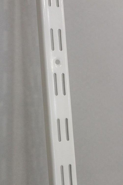 200 Cm Beyaz Çift Delikli Raf Dikme Destek Profili - Raf Direği