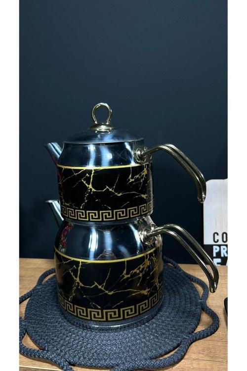 Desenli Mini Çaydanlık