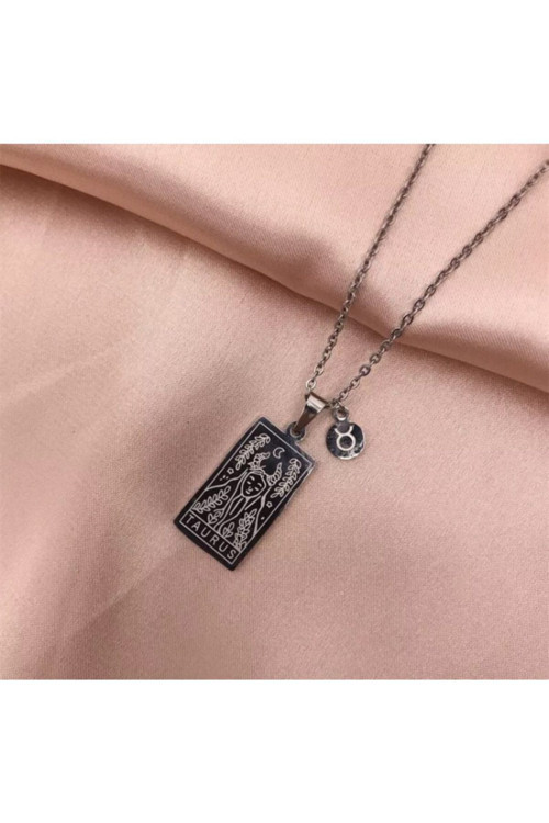 925 Ayar Gümüş Boğa Burcu Tarot Kolye