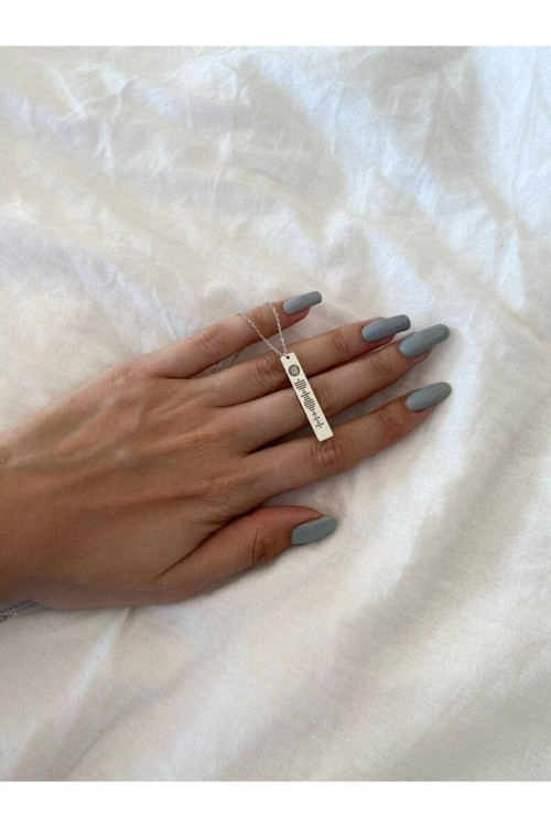 925 Ayar Gümüş Spotify Kolye