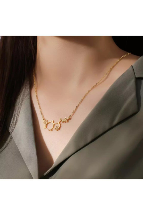 925 Ayar Gümüş Çiçek Model Serotonin Hormon Kolye
