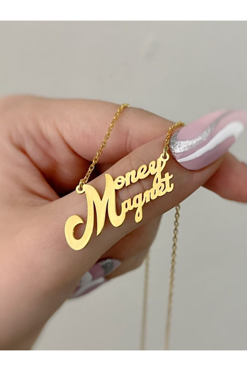 925 Ayar Gümüş Money Magnet Kolye