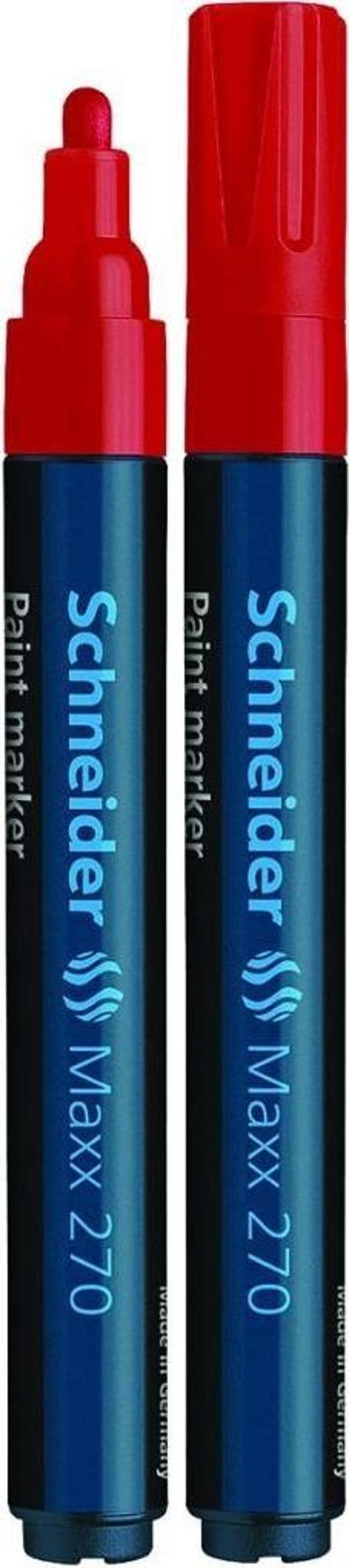 Permanent Markör Boya Kalemi Maxx 1-3 Mm Kırmızı 270  (10 Lu Paket)