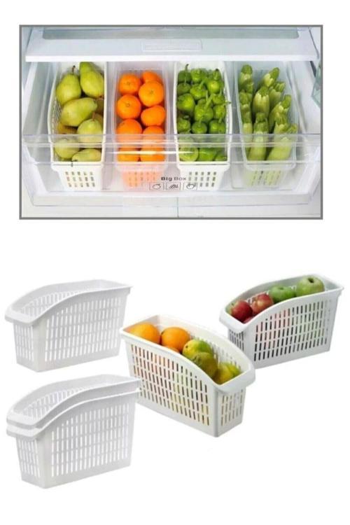 4'Lü Buzdolabı Derin Dolap Düzenleyici  4,3 Lt Ba-685