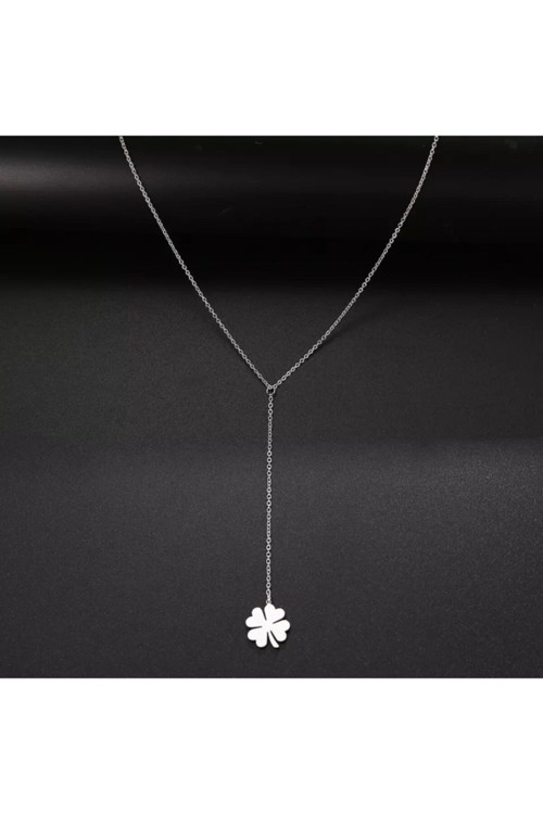 925 Ayar Gümüş Yonca Kolye