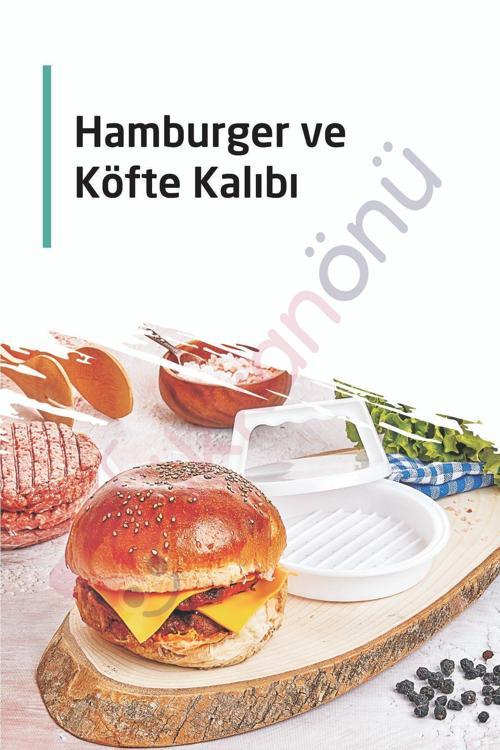 Hamburger Köfte Kalıbı Köfte Presi Şekillendirici Burger Press Pratik Köfte Yapma Aparatı Kp-104