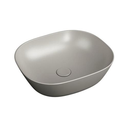 Plural Çanak lavabo 7810B420-0016 Oval - kompakt - 45x38 cm - armatür deliksiz - su taşma deliksiz - Clean - mat b