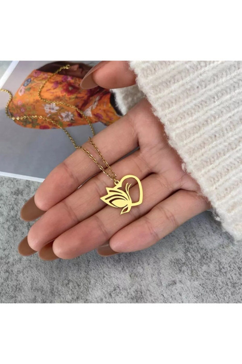 925 Ayar Gümüş Kelebek Kolye