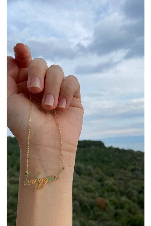Has Altın Kaplama Babygirl 925K Kolye