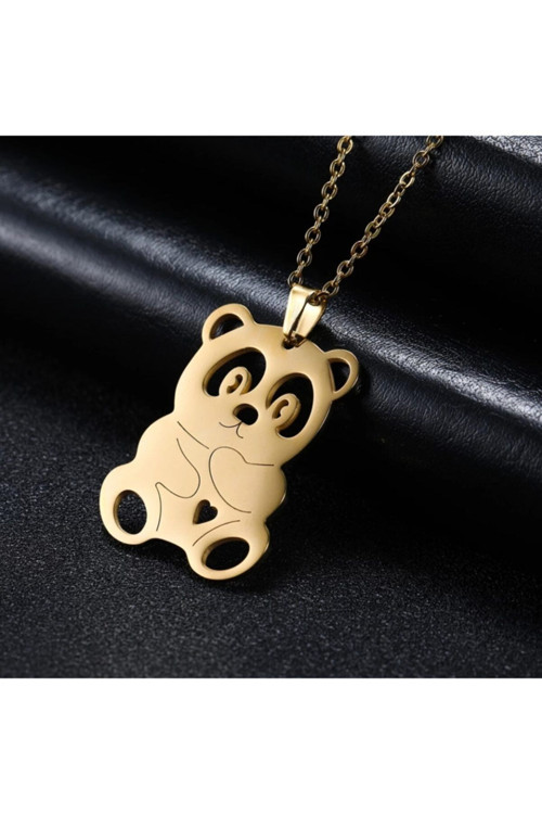 925 Ayar Gümüş Panda Kolye