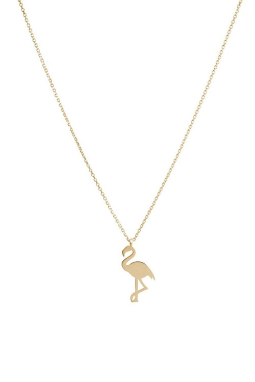 925 Ayar Gümüş Flamingo Kolye
