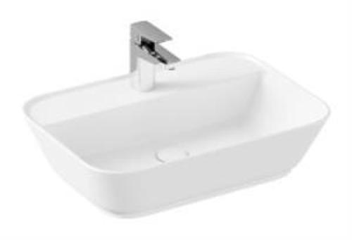 Geo Çanak lavabo 7426B003-0041 Dikdörtgen - 60x43 cm - tek armatür delikli - su taşma deliksiz - beyaz