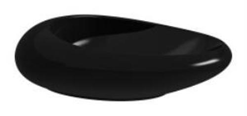 İstanbul Çanak lavabo 4280B470-0016 Yuvarlak - 60x55 cm - armatür deliksiz - su taşma deliksiz - Clean - siyah