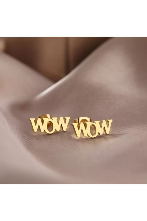 925 Ayar Gümüş Wow Küpe
