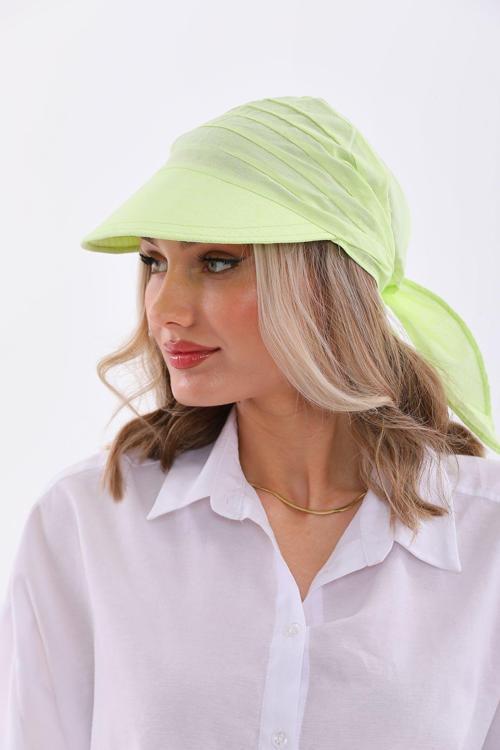 Safari Bağlamalı Siperli Bandana Vizör