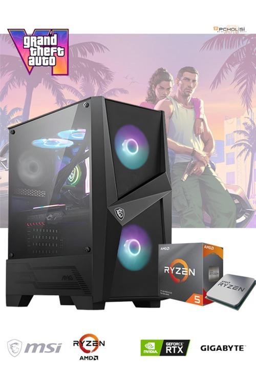 AMD RYZEN 5 5500 16 GB RAM DDR4 500 GB M2 YÜKSEK HIZLI SSD GTX 1650 OYUNCU MASAÜSTÜ BİLGİSAYAR