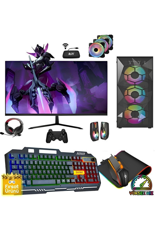 Amd Ryzen 5 5500 Amd Radeon Rx 6700 Xt 32gb Ram 1tb Ssd 27''