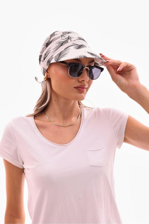 Safari Bağlamalı Siperli Bandana Vizör
