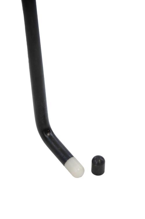 90 Cm 12 Mm Çap Tek Kıvrımlı Vidalı Uç Boyasız Göçük Düzeltme Çubuğu, Pdr Çubuk