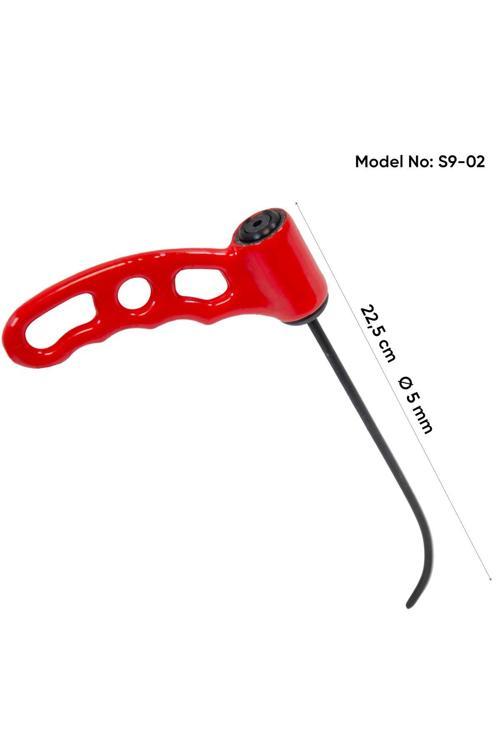22.5 Cm 5 Mm Çap Sustalı Arka Çamurluk Açık Çubuk - S9-02