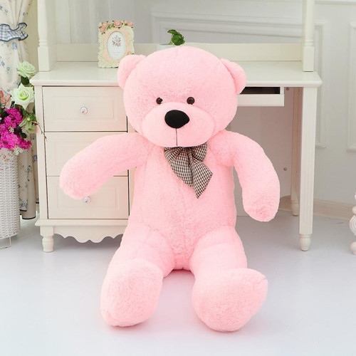 90 cm Papyonlu Peluş Ayıcık - % 100 YERLİ