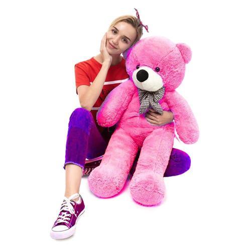 90 cm Papyonlu Peluş Ayıcık - % 100 YERLİ