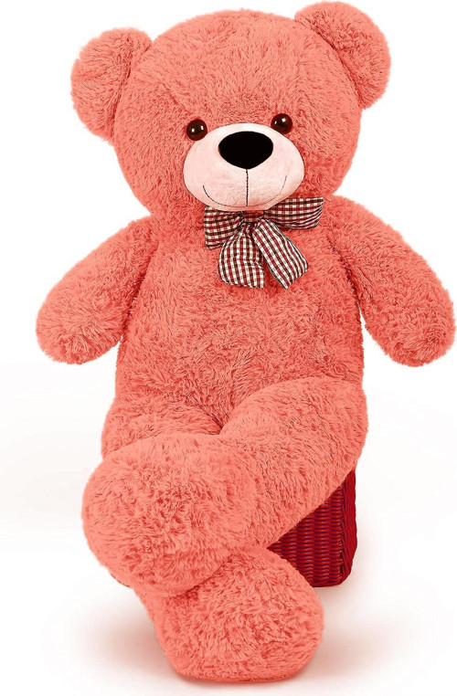 90 cm Papyonlu Peluş Ayıcık - % 100 YERLİ