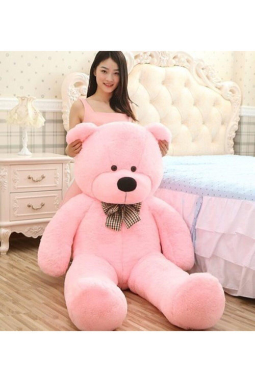 Peluş Ayı 120 cm Papyonlu Sevimli Ayı - Sevgiliye En Özel Hediye