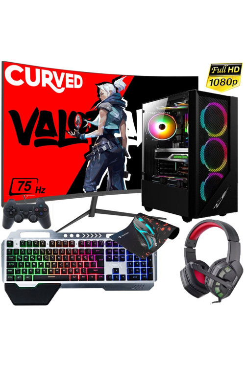Mrx31 Ryzen 5 4500 32gb Ram 512gb Ssd Rx550 Ek 24" Oyuncu Masaüstü Bilgisayar
