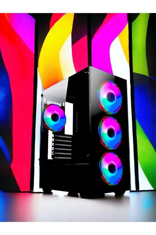 Oyuncu Bilgisayarı Kasası Gaming Pc Masaüstü I5 Rx 580 8 Gb Ekran Kartı 16 Gb Ram Rgb