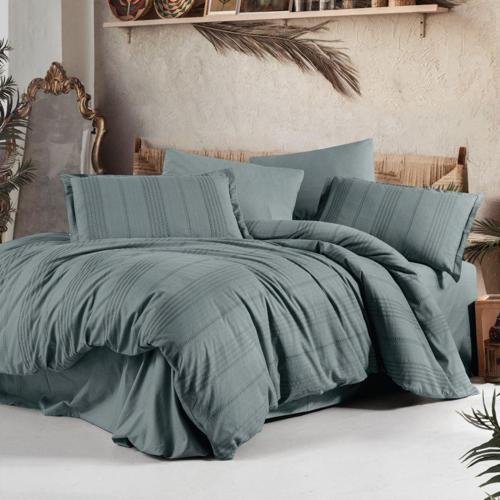 Çift Kişilik Nevresim Takımı Arakis V1 Gri