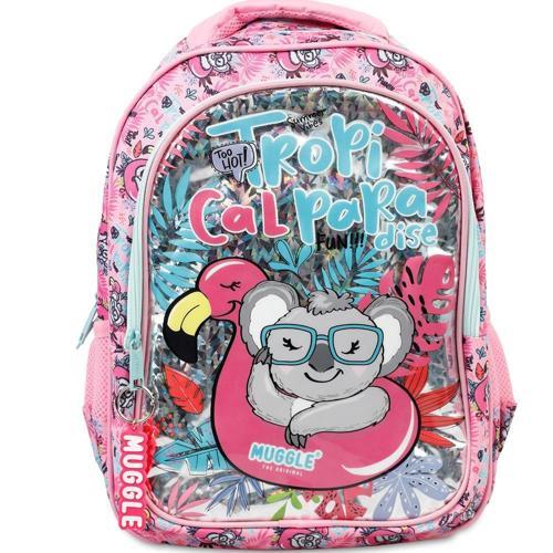 Okul Çantası Tropikal Pradice Pembe Mu-8904