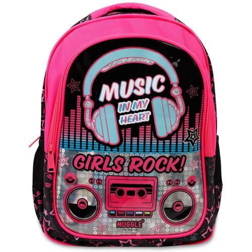 Okul Çantası Music Siyah Mu-7143
