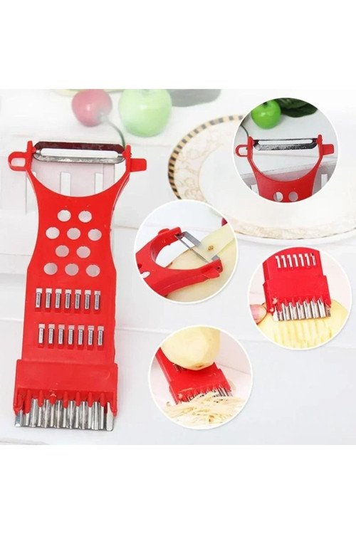 Jülyen Kesme, Dilimleme Ve Soyacak Rende Soyacak Patates, Salatalık, Limon, Havuç Sebze Doğrayıcı