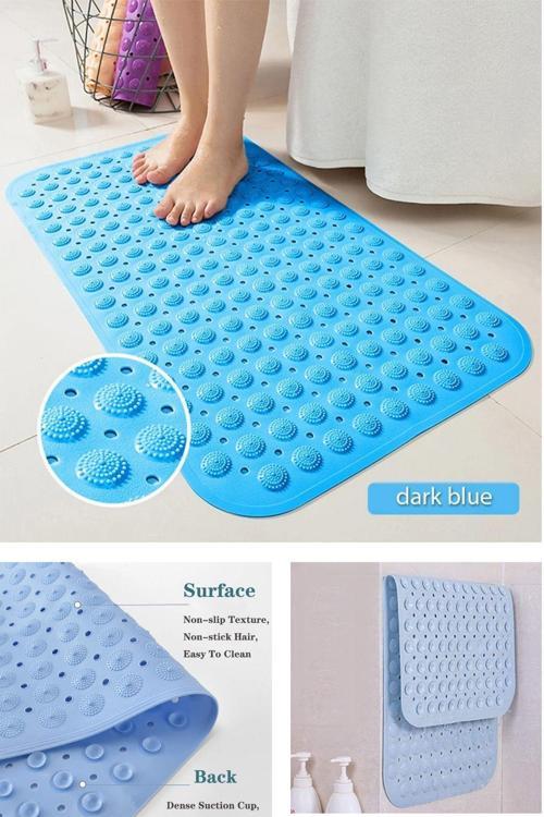 Silikon Vantuzlu Masajlı Banyo Duş Kaydırmaz Paspas Duşakabin Paspası. Ayak Kaydırmaz 40*80Cm