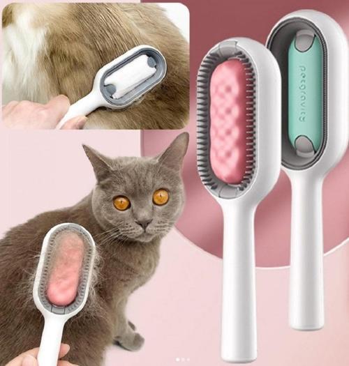 Islak Mendil Aparatlı Kedi Tarağı
