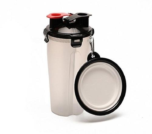 KEDİ KÖPEK SU VE MAMA MATARASI KATLANIR MAMA KABI SETİ