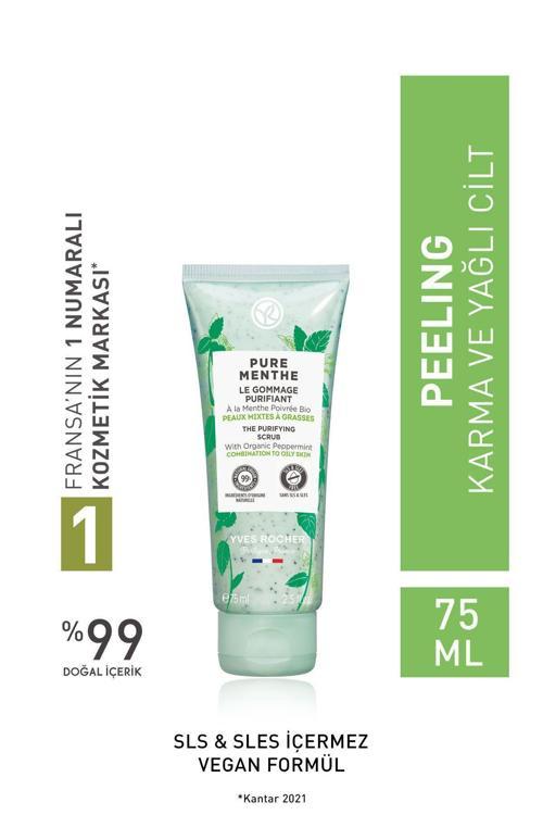 Karma-Yağlı-Sivilce Eğilimli Cilt, Arındırıcı, Temizleyici, Prebiyotik Yüz Peeling-Pure Menthe-75Ml