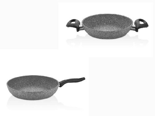 Granit Tava 30 CM ve 24 CM Granit Sahan