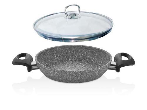 Granit Sahan 24 CM Sahan Cam Kapaklı