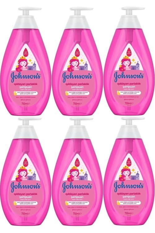 Johnson´s Baby Johnsons Baby Bebek Şampuanı 750ml Işıldayan Parlaklık 6 Lı Set