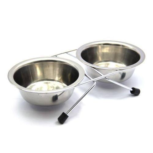 ÇELİK MAMA KABI İKİLİ TEL AYAKLI 17cm