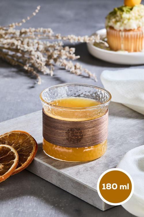Ahşap Gövdeli Cam Bardak 180 ml