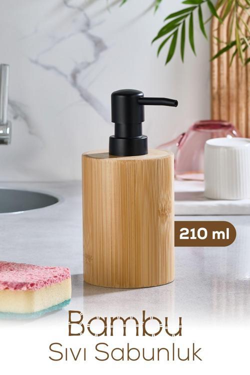 Bambu Yuvarlak Sıvı Sabunluk 210 ml